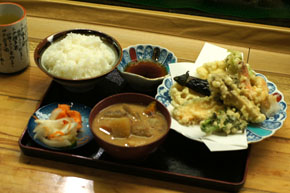 てんぷら定食 てんぷら定食